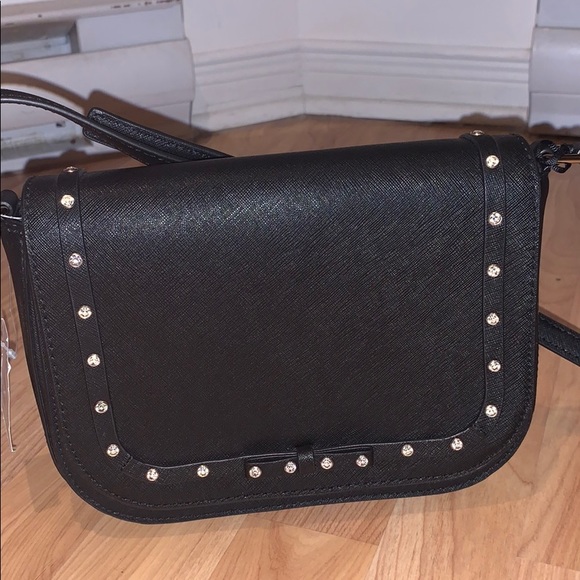 Kate Spade Black Jeweled Crossbody - Picture 6 of 7